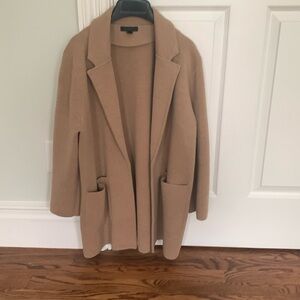J. Crew Beige Sweater Jacket. Size Medium